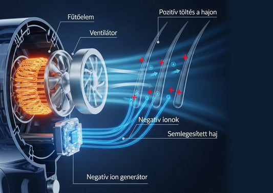 Ionizációs technológia: A kulcs a selymesen sima hajhoz