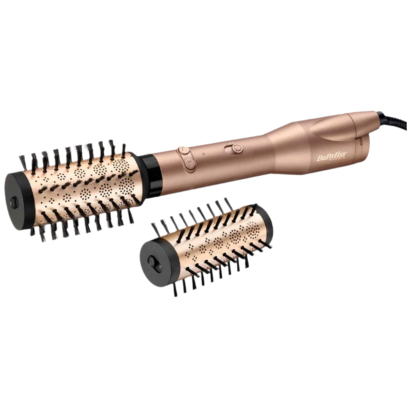 Big Hair Dual forgókefés hajformázó 650W, 2 kiegészítő, arany, AS952E