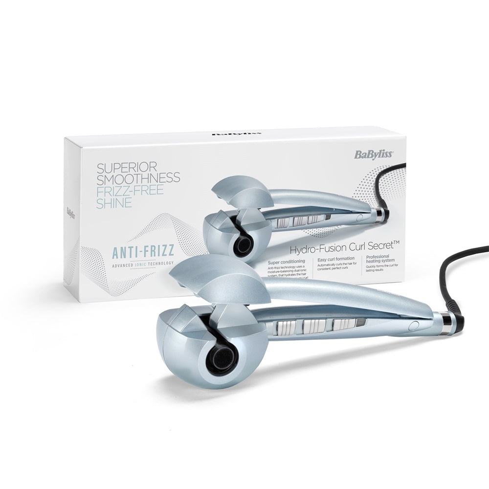 BaByliss C1700E Hydro-Fusion Curl Secret plazmaionos automata hajgöndörítő, kék