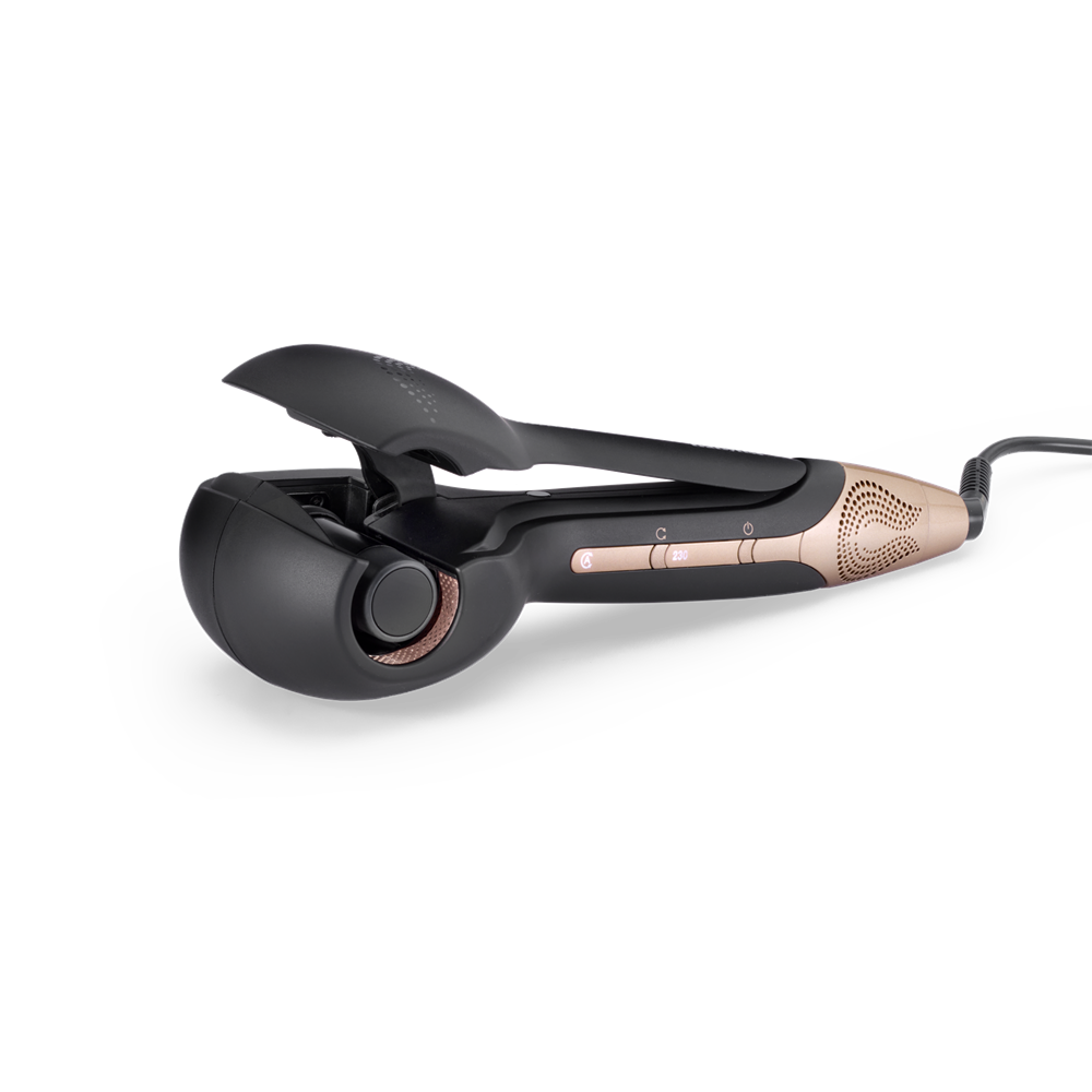 BaByliss C1900E Wave Secret Air automata hajgöndörítő, fekete-rose gold