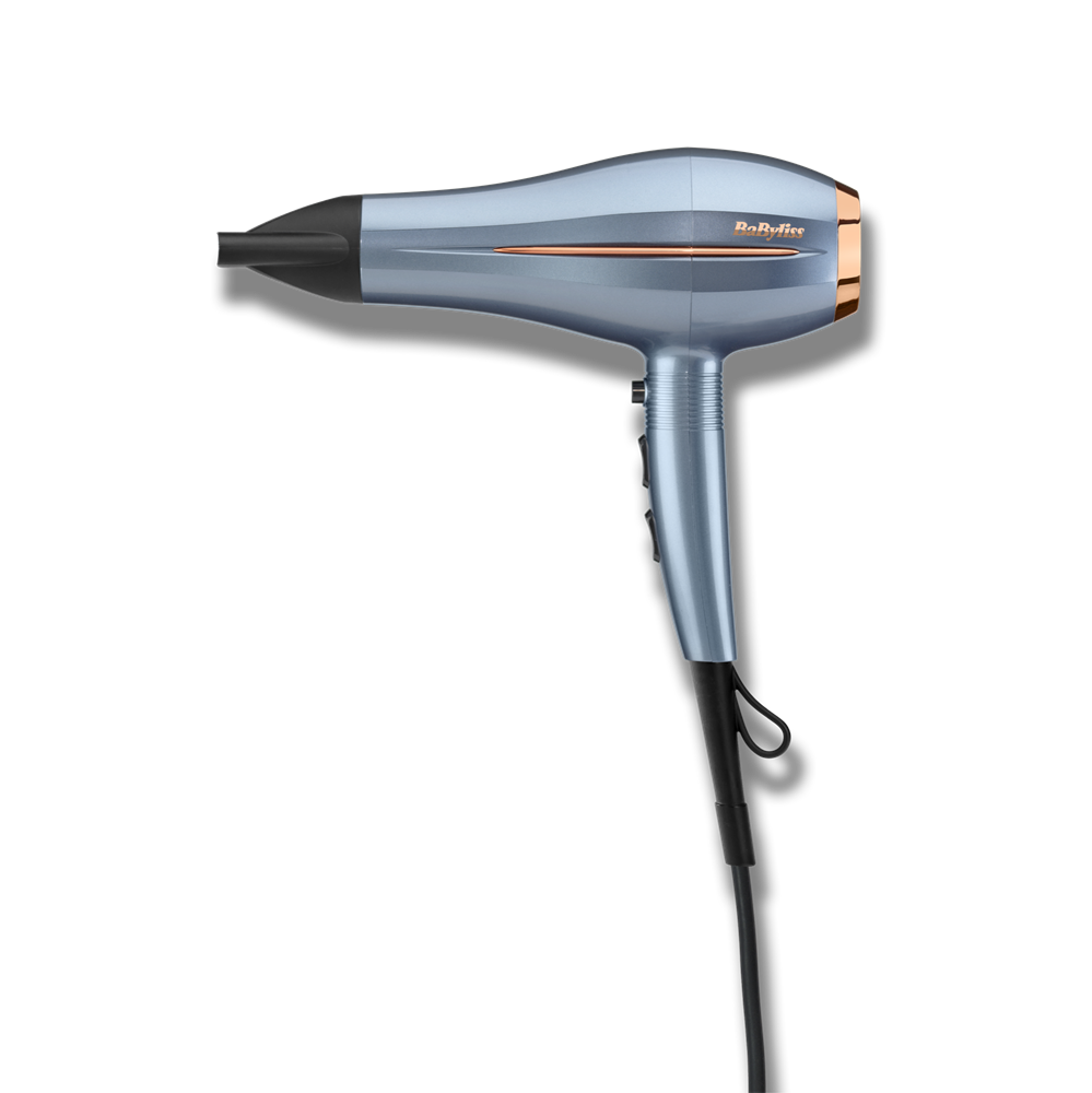 BaByliss D251PE Demin Luxe Ionos hajszárító, HTDC motor, 2200W, kék