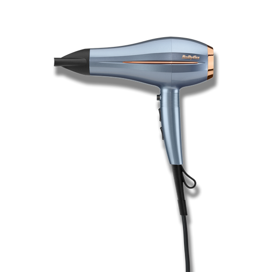 BaByliss D251PE Demin Luxe Ionos hajszárító, HTDC motor, 2200W, kék