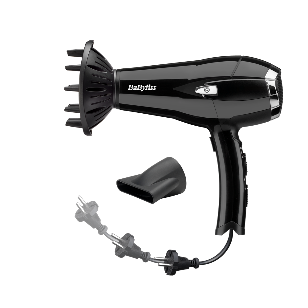 BaByliss D374DE Cordkeeper hajszárító 2000W, fekete