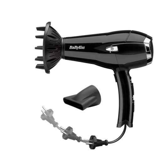 BaByliss D374DE Cordkeeper hajszárító 2000W, fekete