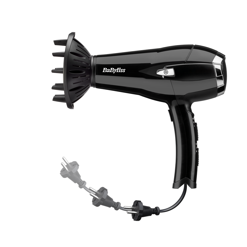 BaByliss D374DE Cordkeeper hajszárító 2000W, fekete