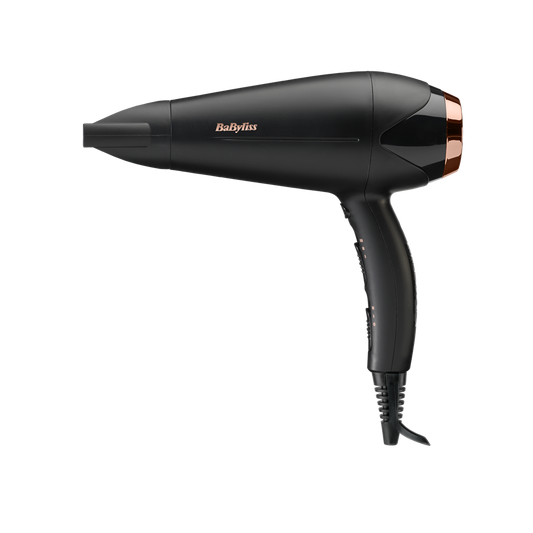 BaByliss D570DE Turbo Shine hajszárító 2200W, fekete-rose gold