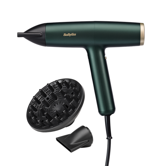 BaByliss D6555DE Air Power Pro Ionos hajszárító, 1700W, zöld-arany
