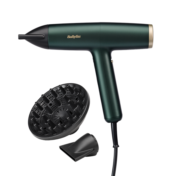 BaByliss D6555DE Air Power Pro Ionos hajszárító, 1700W, zöld-arany