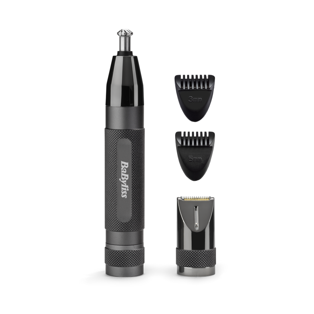 BaByliss E111E Super X-Metal Series Orr- és fülszőrzetnyíró szemöldök trimmerrel, fekete