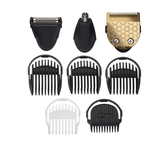 BaByliss MT726E 8az1-ben, arc- és testszőrtelenítő készlet, metálezüst