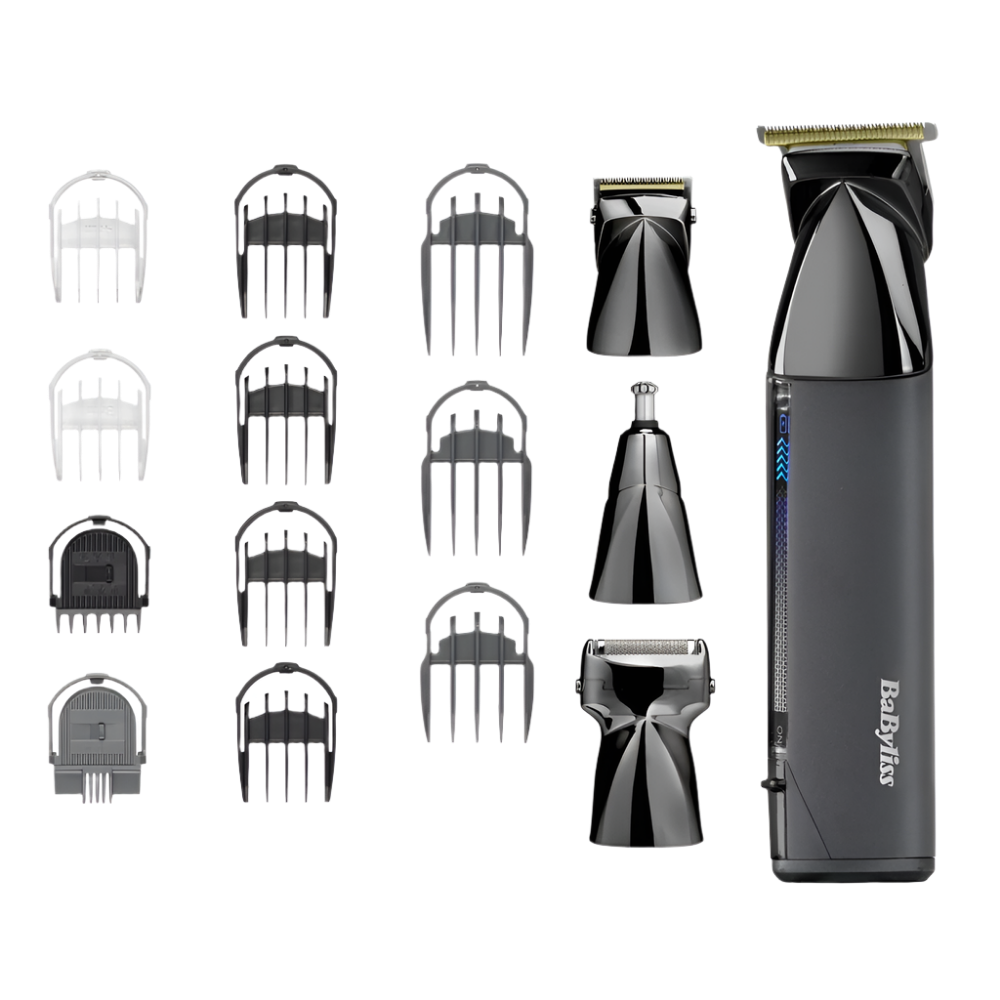 Super-X Metal 14 az 1-ben, arc- és testszőrtelenítő készlet, fekete, MT991E