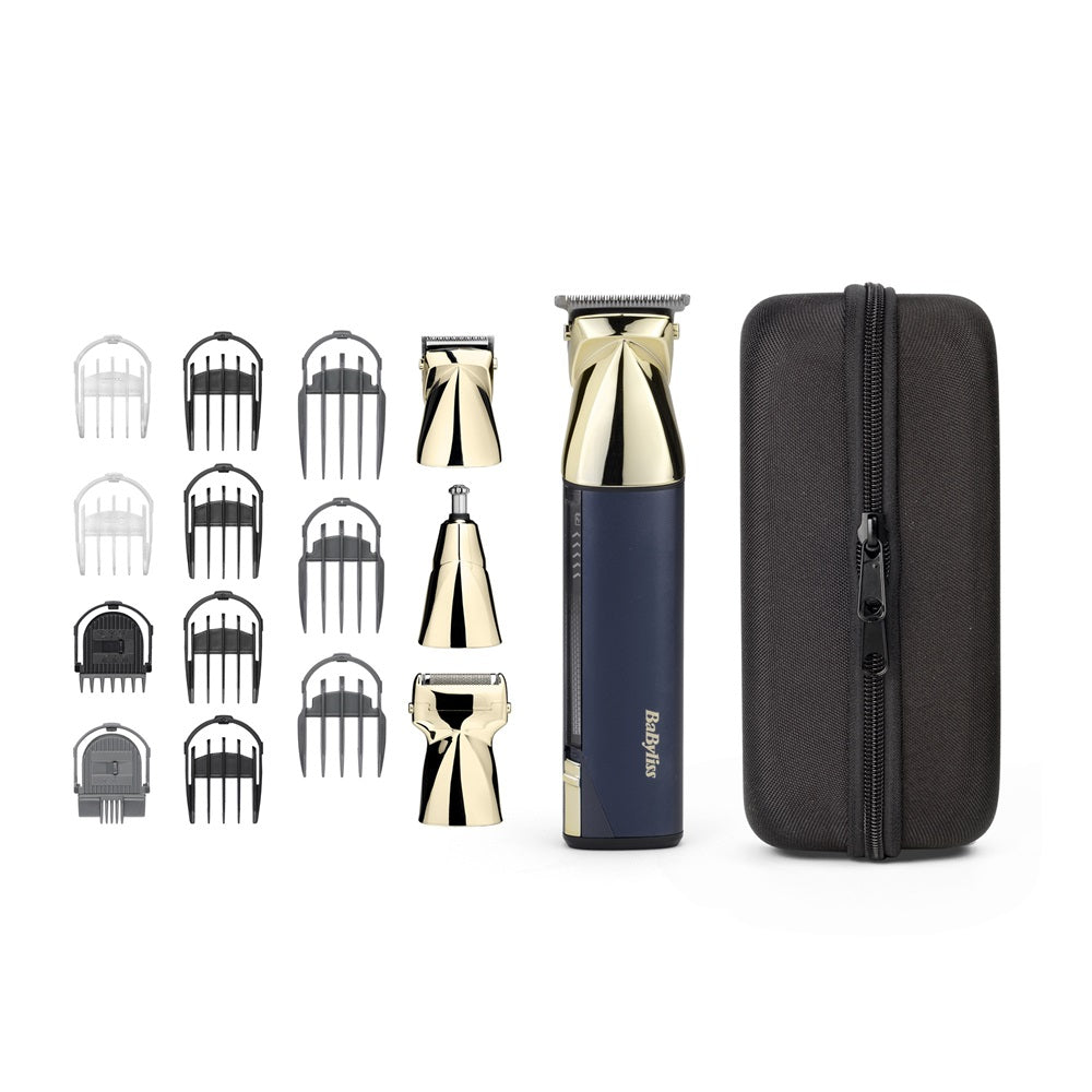 BaByliss MT992E Super-X Metal 15az1-ben, arc- és testszőrtelenítő készlet, kék