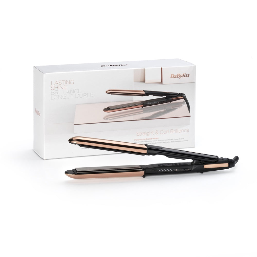 BaByliss ST482E Straight & Curl Brilliance hajvasaló és göndörítő 2in1