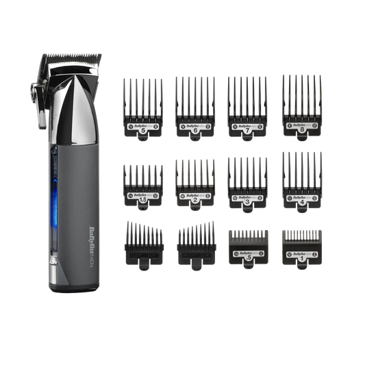 Super-X Metal Series, vezetékes/vezeték nélküli hajvágó, szürke, E996E