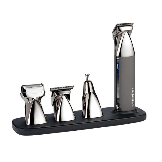 Super-X Metal 15 az 1-ben, arc- és testszőrtelenítő készlet, metál ezüst, MT996E