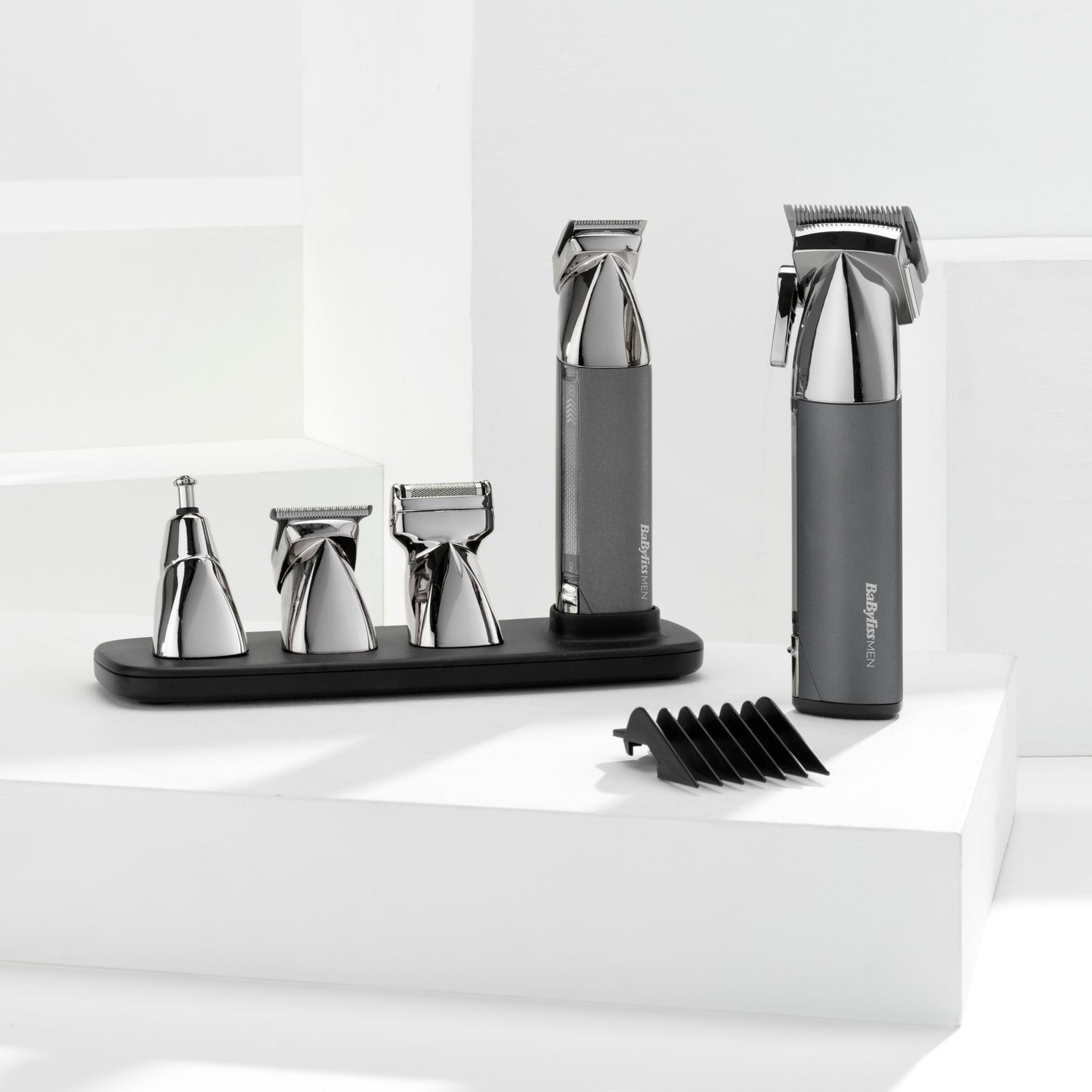 Super-X Metal 15 az 1-ben, arc- és testszőrtelenítő készlet, metál ezüst, MT996E