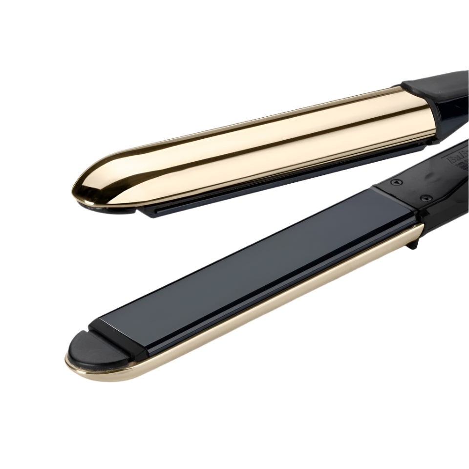 Black Onyx hajvasaló, kék-arany, ST484E