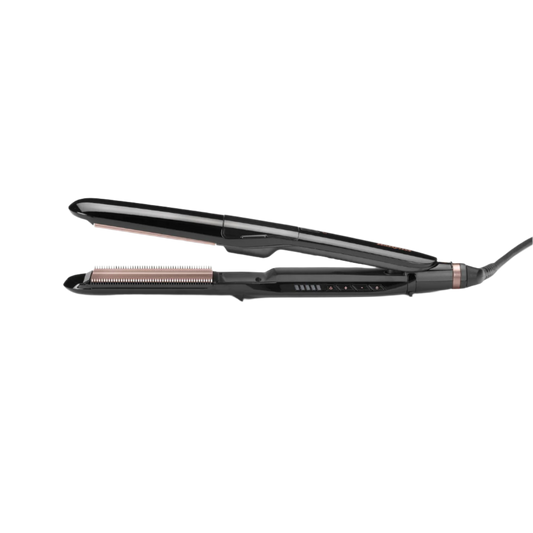 Steam Smooth gőzölős kerámialapos hajvasaló, fekete-rose gold, ST493E