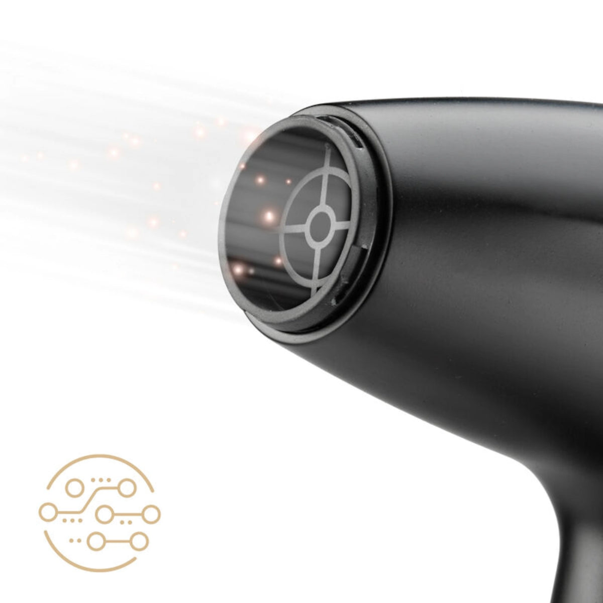 BaByliss Digital Power Dry hajszárító, fekete/rozéarany - 6150DE