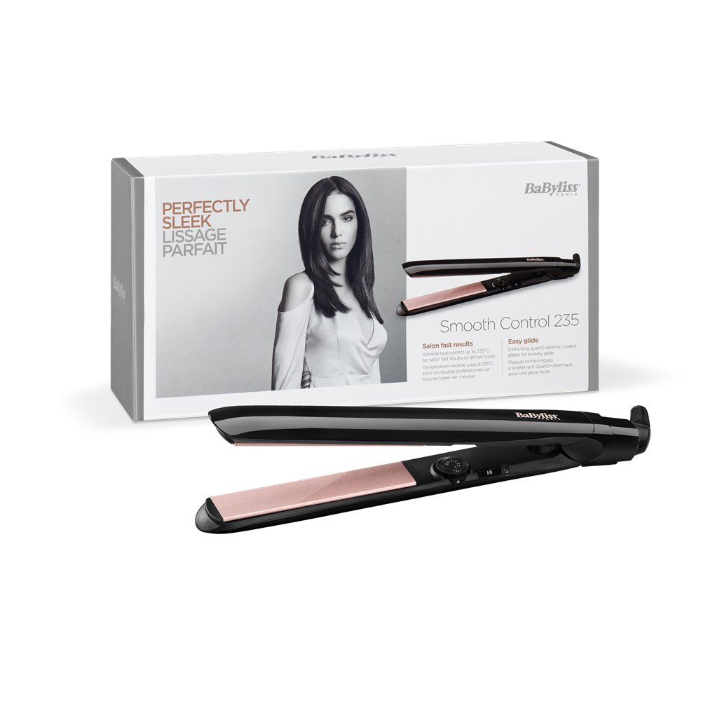 BaByliss ST298E Smooth Control Quartz-kerámialapos hajvasaló, fekete