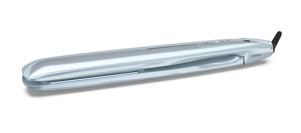 BaByliss ST573E Hydro-Fusion plazmaionos kerámialapos hajvasaló, kék