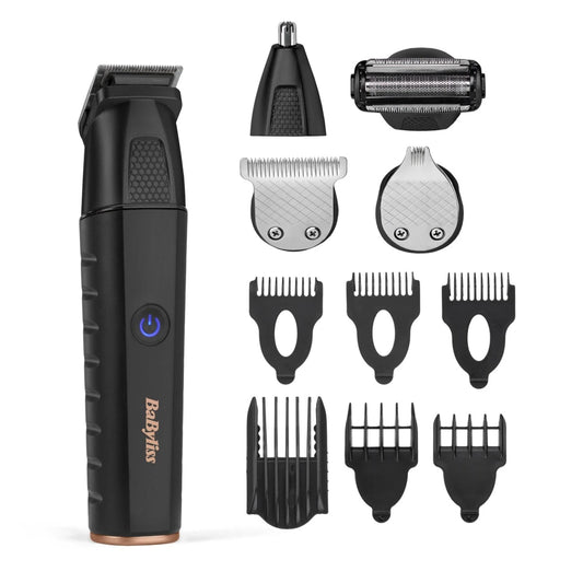 BaByliss Black Lithium 11 az 1-ben arc- és testszőrnyíró készlet, fekete/réz - MT814E