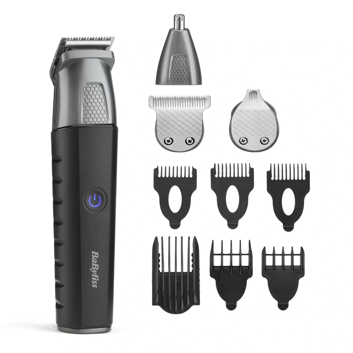 BaByliss Precision Pro 10 az 1-ben arc- és testszőrnyíró készlet, sötétszürke - MT815E
