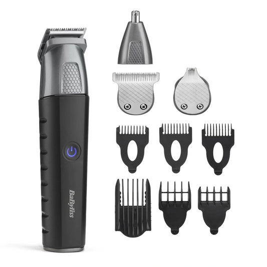 BaByliss Precision Pro 10 az 1-ben arc- és testszőrnyíró készlet, sötétszürke - MT815E