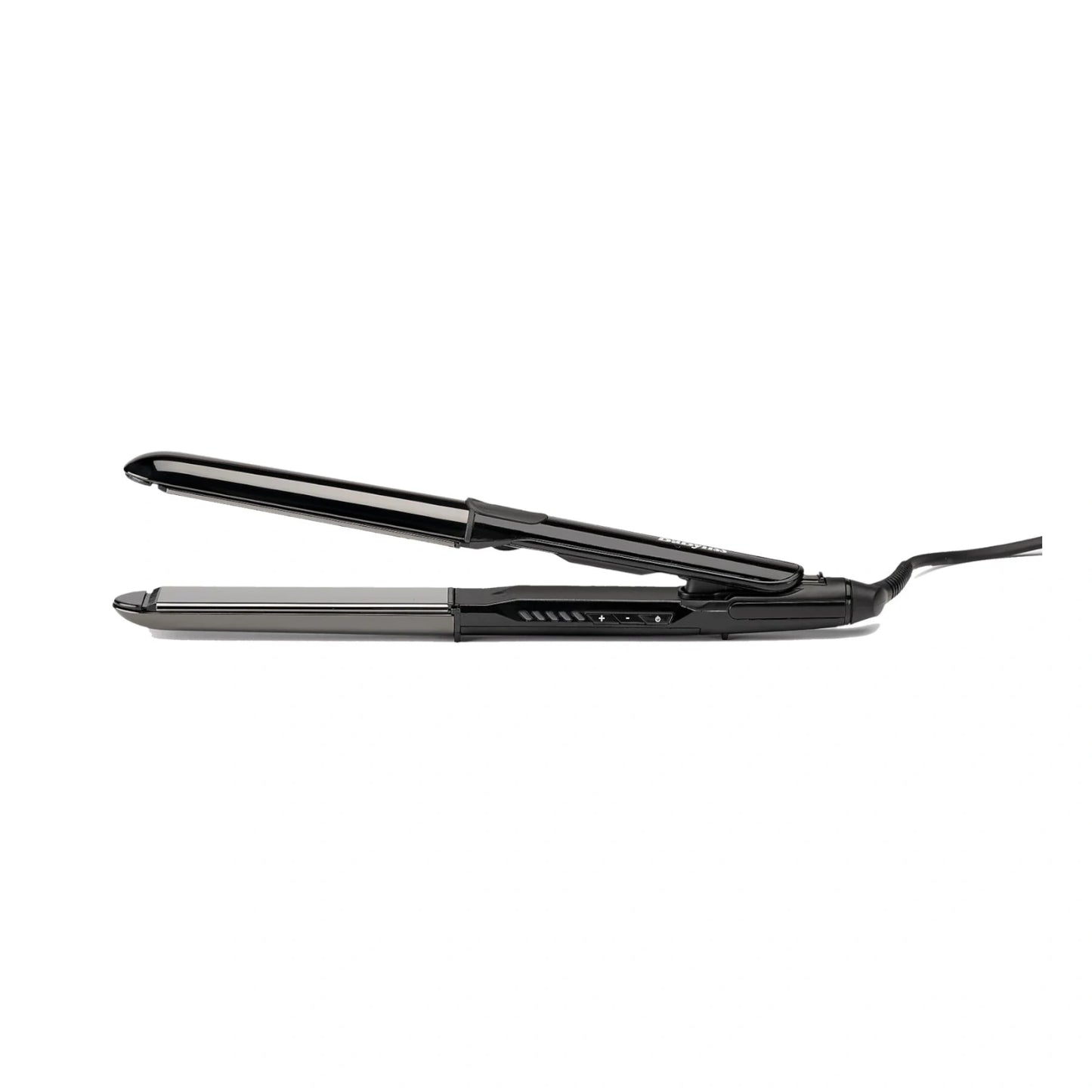 Straight & Curl Titanium hajvasaló és göndörítő 2in1, fekete, ST486E