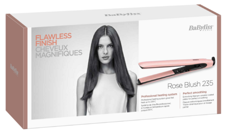 BaByliss Rose Blush 235 Titánium-kerámia lapos hajvasaló (24x120mm)