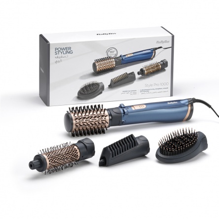 BaByliss Style Pro Forgókefés hajformázó 1000W, 4 kiegészítővel